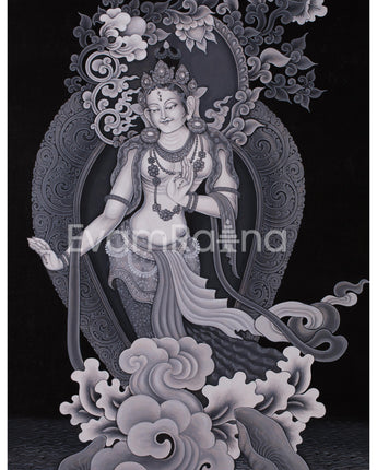 Standing White Tara Painting |