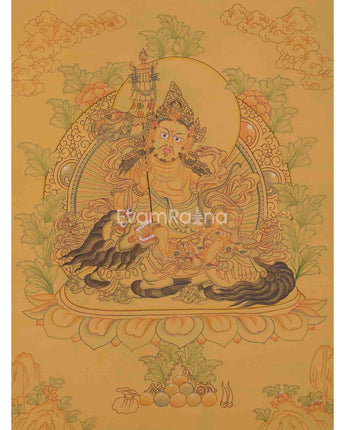 Namtoshe Thangka with Yellow Background