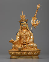 guru-rinpoche-gold gilded statue