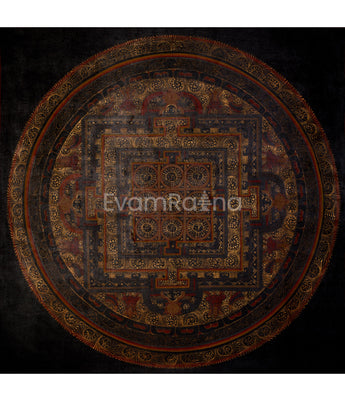 Buddhist Mantra Mandala