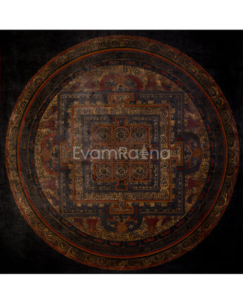 Buddhist Mantra Mandala