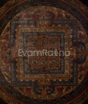 Buddhist Mantra Mandala | Spiritual Art of Protection | Mandala Painting