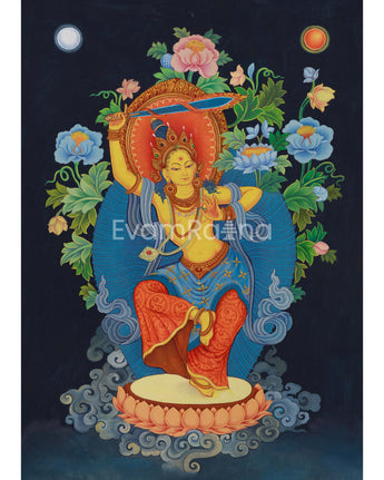 Buddha to Be, Manjushri Thangka