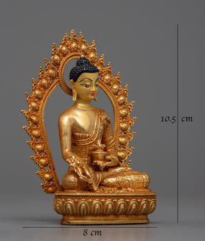 Copper Three Buddha Statue Set | Spiritual Artwork for Balance and Calm