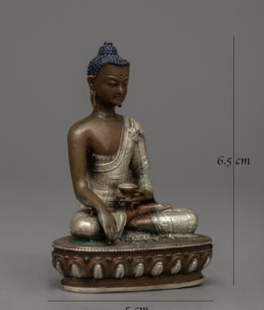 Silver Plated Three Buddha Set | Majestic Addition to Your Sacred Space