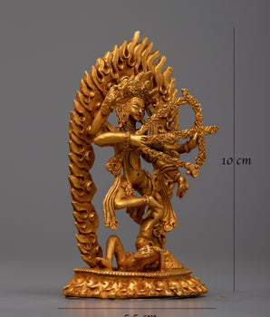 Copper Kurukulla Statue | Machine Made Deity for Meditation Space