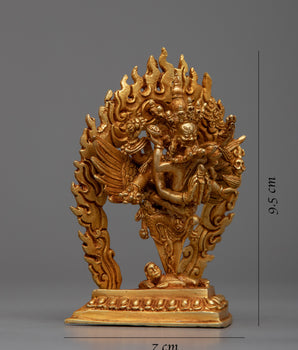Machine Made Vajrakilaya Statue | Powerful Tibetan Deity Crafted with Precision