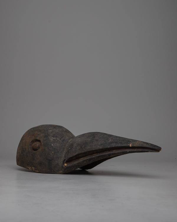 Wooden Bird Mask 