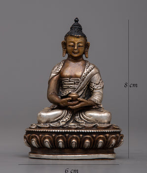 Copper Amitabha Buddha Statue | Buddha of Infinite Light, Crafted in Copper