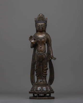 oxidized-bodhisattva-statue