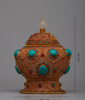 Tibetan Crock Jar | Infuse Your Space with Cultural Charm