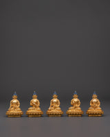 The Five Wisdom Buddhas Statue