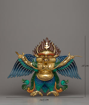 Copper Garuda Hanging | Handmade Craftsmanship for Spiritual Decor