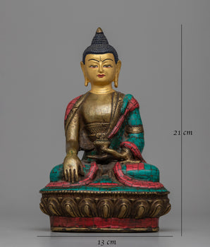 The Happy Buddha - Shakyamuni Buddha Statue | Radiating Joy and Serenity in Your Sacred Space