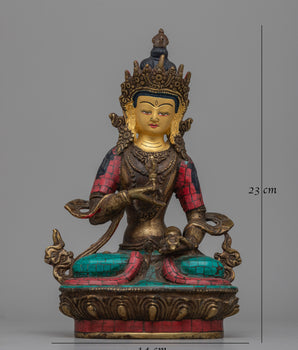 Vajrasattva Practice Statue | Embodying Purity and Enlightenment in Buddhist Tradition