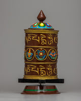Buddhist Mantra Prayer Wheel