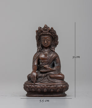 The Buddha Shakyamuni Statue | Handcrafted on Copper, Radiating Divine Wisdom and Spiritual Serenity