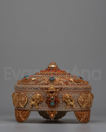 Copper Jewellery Box