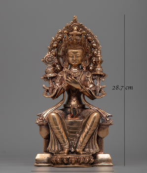 Tibetan Maitreya Buddha Statue | Invite Tranquility into Your Sacred Space