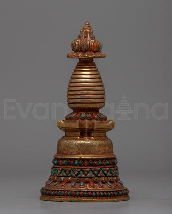 Copper Kadampa Stupa