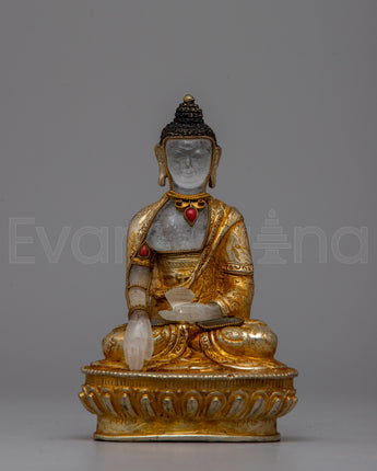 Shakyamuni Crystal Buddha Statue