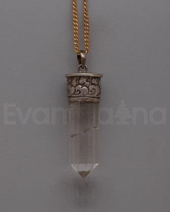 Crystal Pencil Pendant