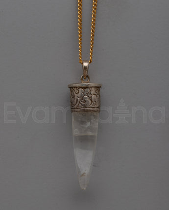 Crystal Pendant Silver