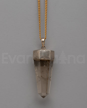 Crystal Pendant Sterling Silver