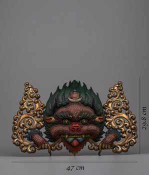 Garuda Copper Art Wall Hanging | Artisan-Crafted Symbol of Tibetan Mythological Power