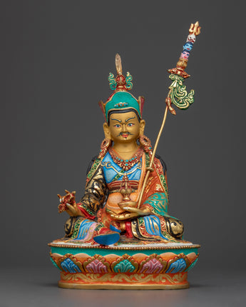 guru-rinpoche-coloreed-handmade-26cm