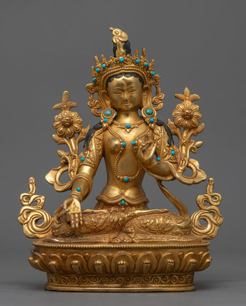 buddhist-goddess-white-tara-statue