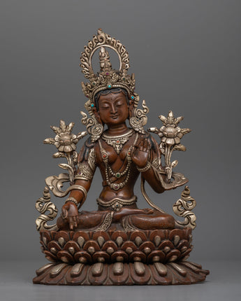 white-tara-silver-plated-oxidized