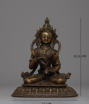 Vajrasattva 100 Syllable Mantra Practice Statue | Enhance Meditation and Mantra Recitation