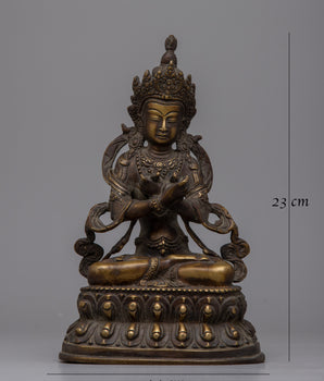 Vintage Adi Buddha Vajradhara Statue | Embrace Divine Wisdom with Our Vajradhara Buddha Figurines