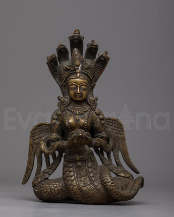 Vintage Nag Kanya Statue