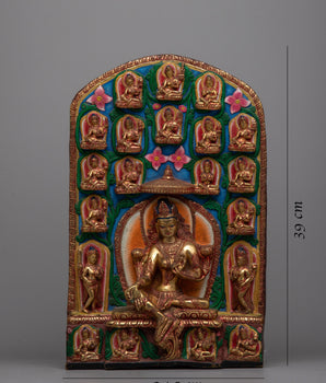 Copper 21 Tara Statues | Exquisite Tibetan Buddhist Deity Figures for Home Altar