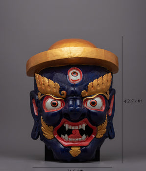 Fierce Mask Wooden Made | Perfect for Cultural and Artistic Home Decor