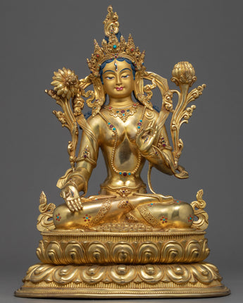 White Tara Buddha Statue