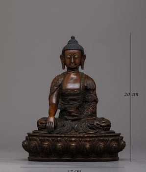 The Buddha Shakyamuni Buddha Statue | Handcrafted Sacred Sculpture for Meditation & Spirituality