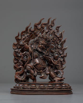 Vajrapani Handmade Oxidized Small Statue