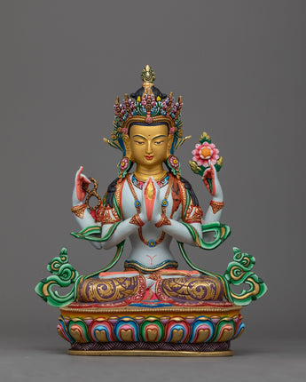 Four Arm Chenrezig Statue