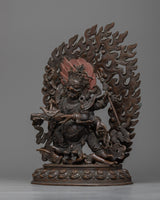 six-armed-mahakala-chocolate oxidized