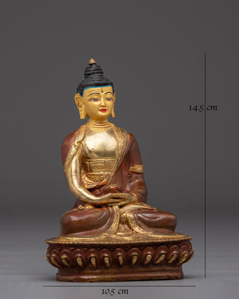 Peaceful Statue of Amitabha Buddha