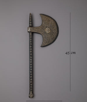 Tibetan Iron Axe | Sacred Tool Symbolizing Strength and Spiritual Protection