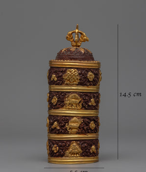 Handmade Rice Pot  | Traditional Gold Plated