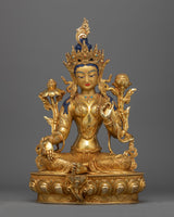 green-tara-handmade-gold-gilded