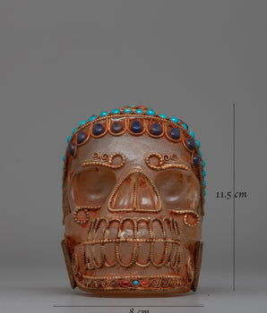 Crystal Skull Head | Unique Home Decor Accent