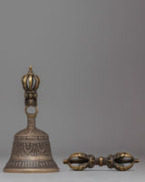 Buddhist Bell & Vajra Set