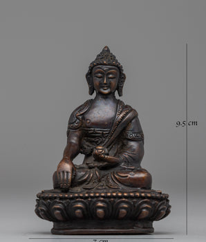 Oxidized Copper Shakyamuni Buddha | Symbol of Peace and Enlightenment