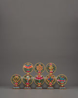 Sacred Tibetan 8 Auspicious Symbols